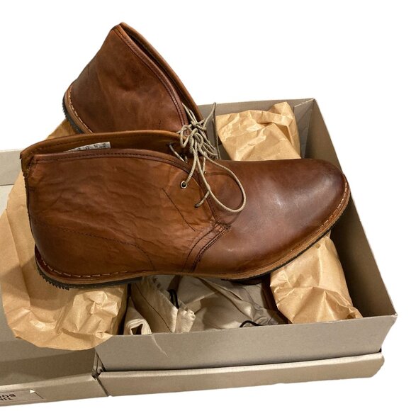 Timberline Men’s Brown Leather Chukka Ankle Boots - Picture 4 of 6